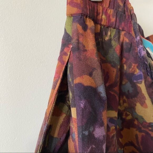 Anthropologie-Cartonnier Moody Floral Boutique Wide Leg High Rise Pants - Picture 10 of 12